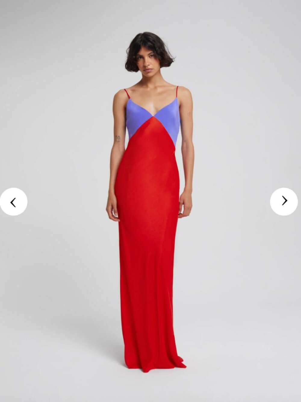 Rat & Boa Rosso Dress Silk Red XXS worn once maxi dress